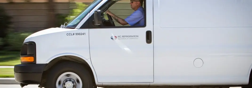 KIC Refrigeration service vehicle serving Sweetwater area